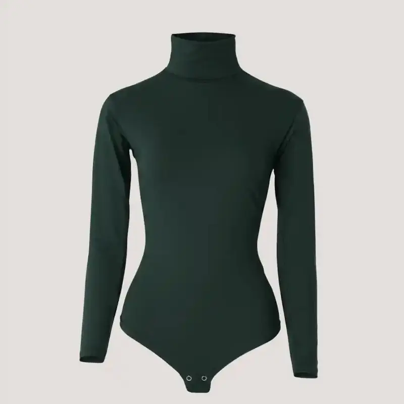 Mock Neck Stylish Bodysuit