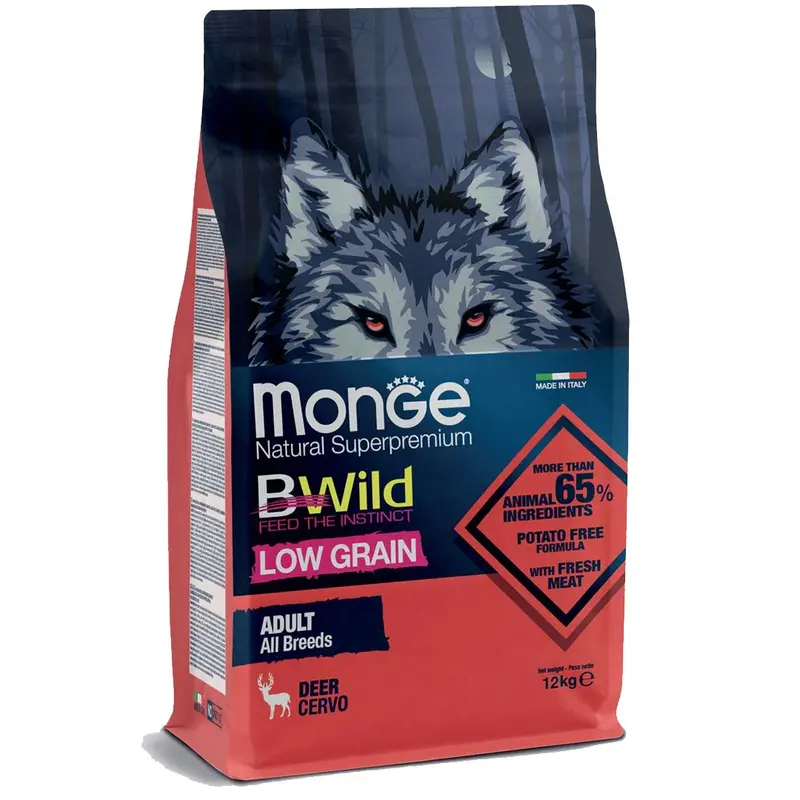 Monge All Breeds con Cervo - Alimento secco per cani adulti