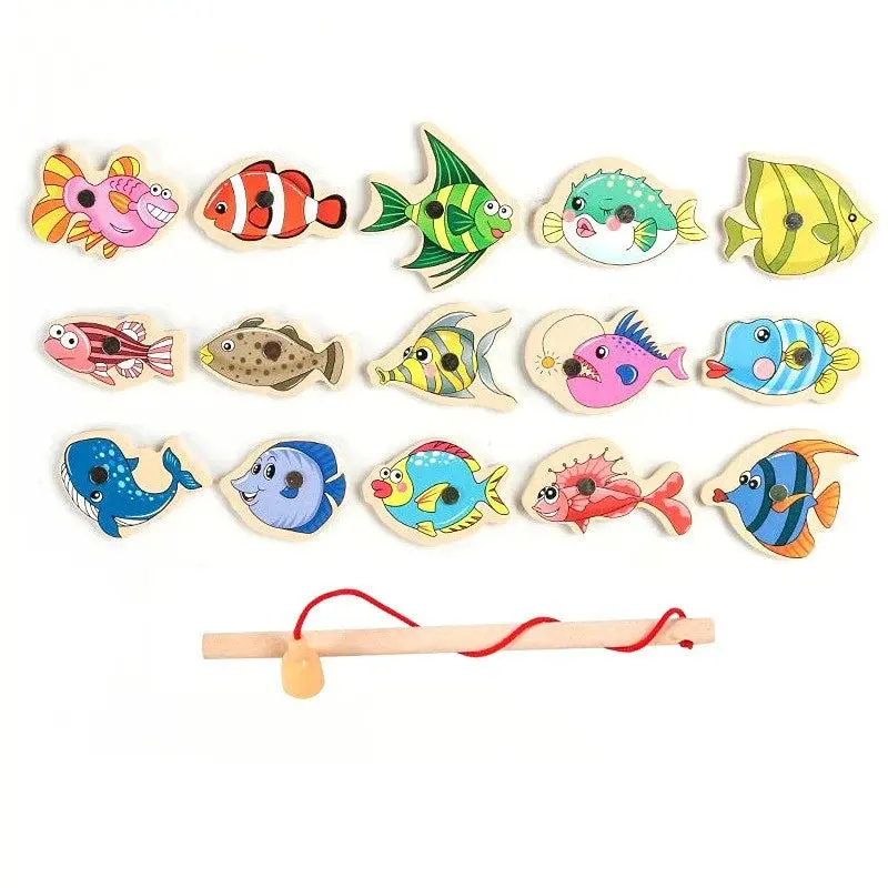 Montessori Magnetic Fishing Game