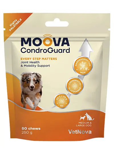 🐾 Moova CondroGuard Medium & Large 50 Chews – Salud y movilidad articular para perros y gatos
