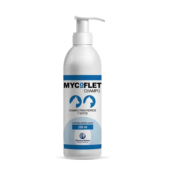 Mycoflet Champú – Higiene Antifúngica para Perros y Gatos | Chemical Ibérica