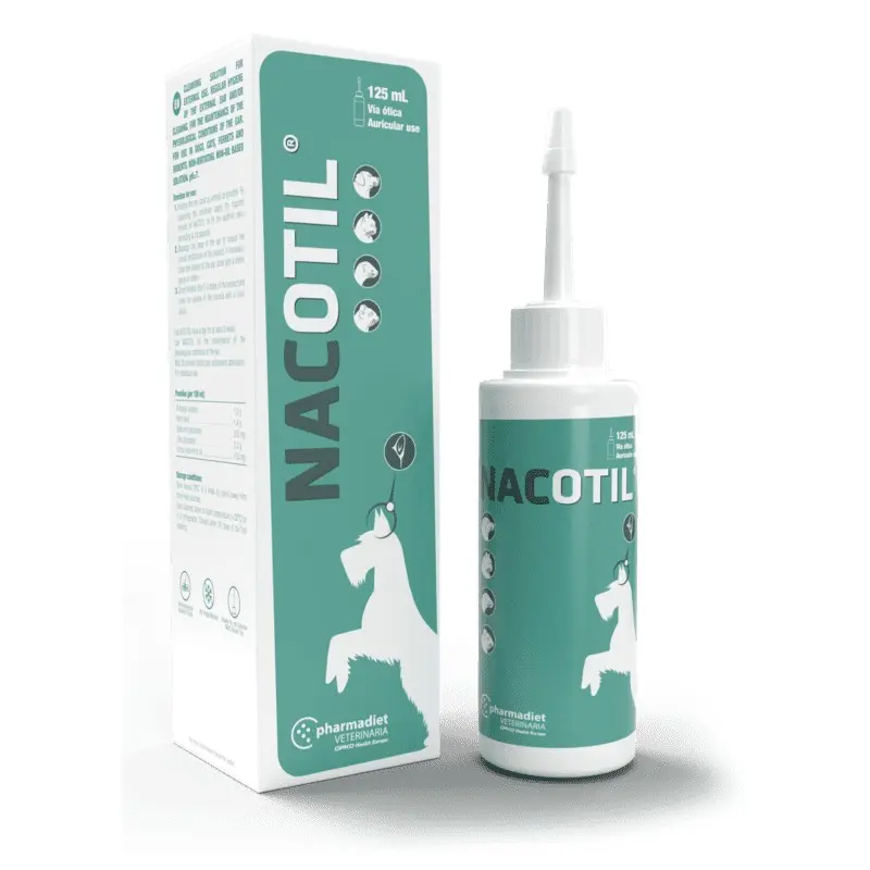 Nacotil 125 ml – Limpiador Ótico para Perros y Gatos