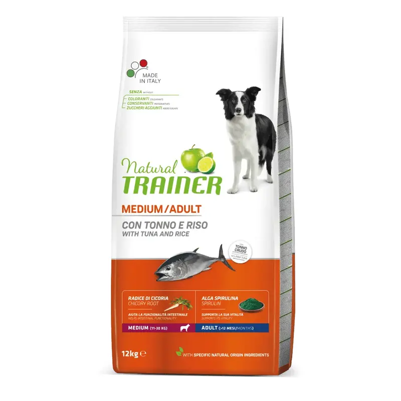 Natural Trainer Tonno 12 kg - Crocchette al tonno per cani