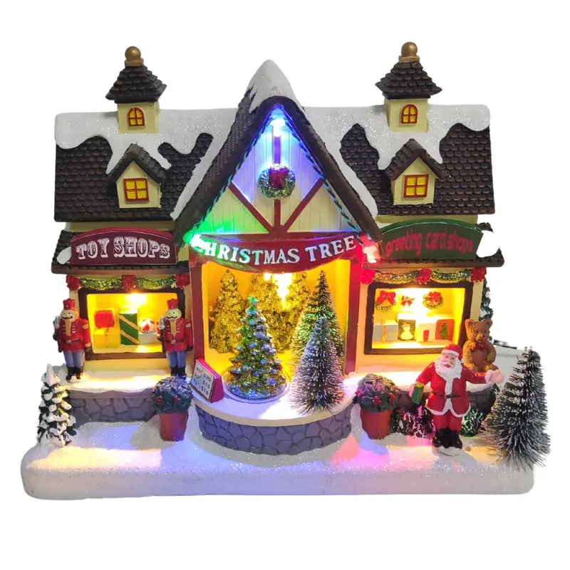 Negozio di Giocattoli di Babbo Natale - Piccolo villaggio natalizio