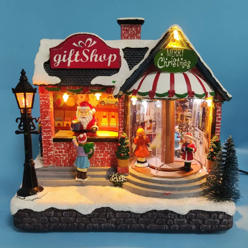 Negozio di Regali - Villaggetto con Babbo Natale
