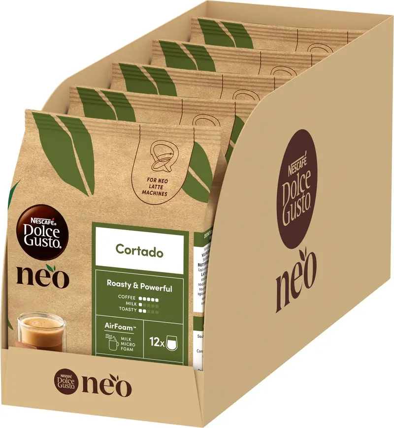 Nescafé dolce gusto neo cortado - 60 sachets voor 60 koppen koffie