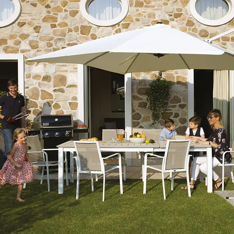 New Butterfly - Set pranzo da giardino da 6 a 10 posti
