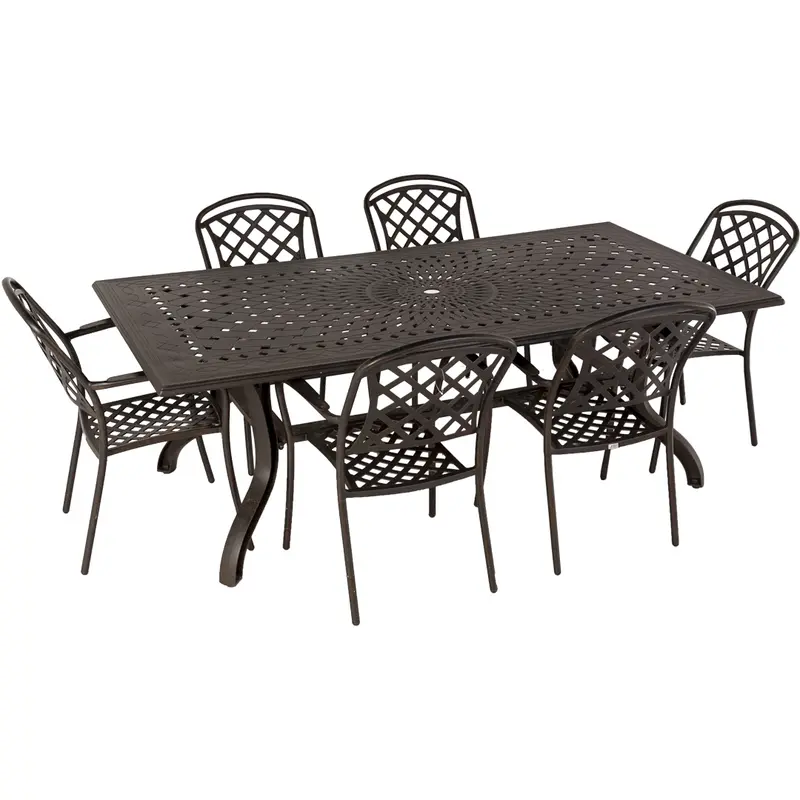 New England - Set pranzo da giardino 6 posti