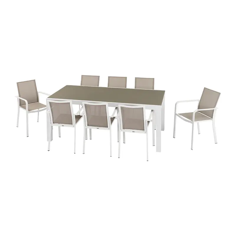 New Nordic - Set pranzo da giardino 8/12 posti