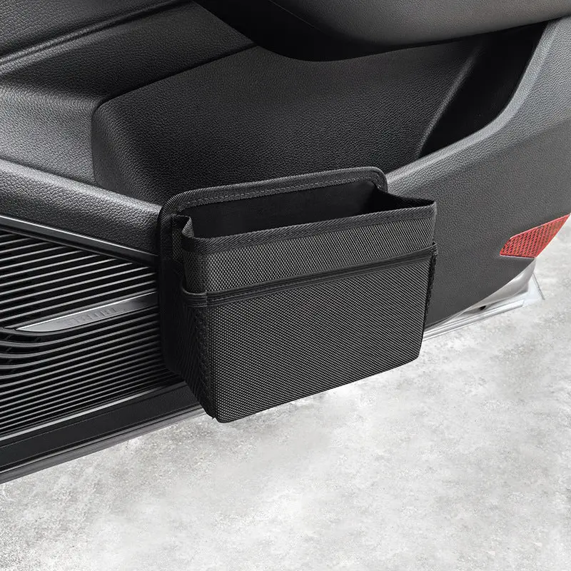 NNEDSZ Grey Upgraded Waterproof Car Storage Bag - Multi-Position Hanging Organizer