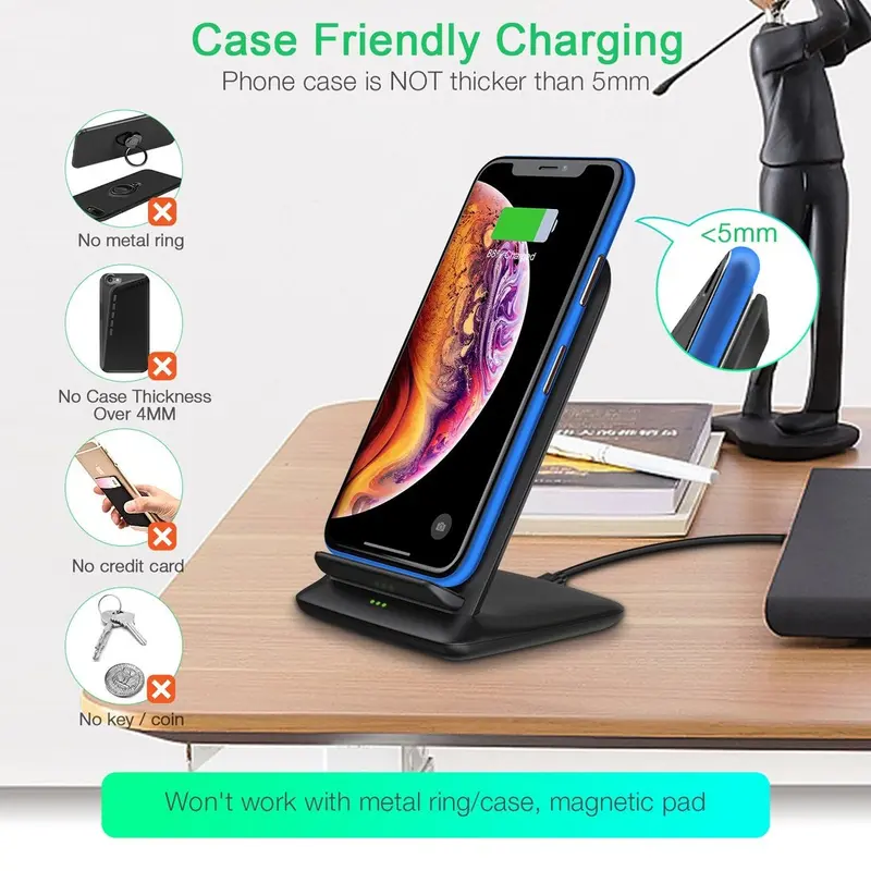 NNEDSZ T555-S 15W Wireless Charger Stand