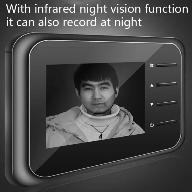 NNEIDS Smart Cat Eye Video Doorbell - 2.4 Hd Electronic Home
