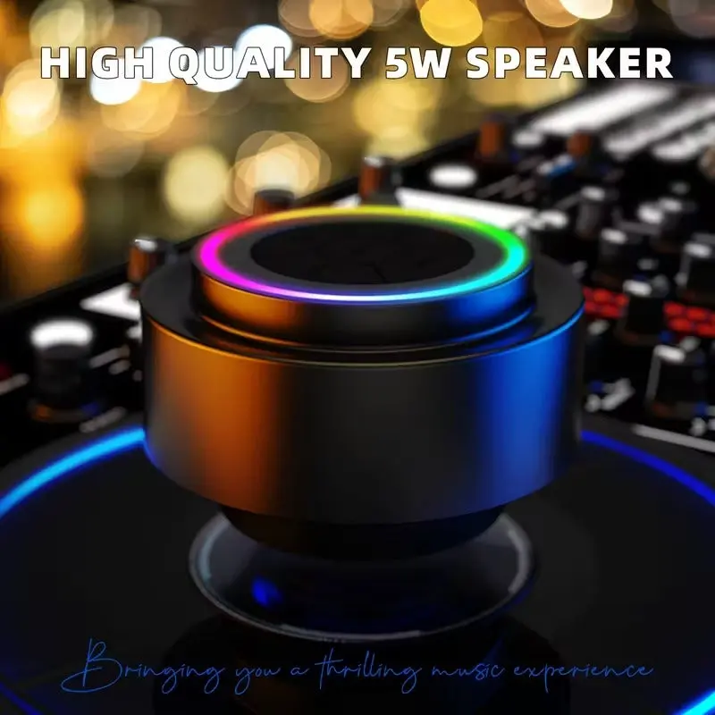 NNETM Portable Shower Speaker with Voice Assistant