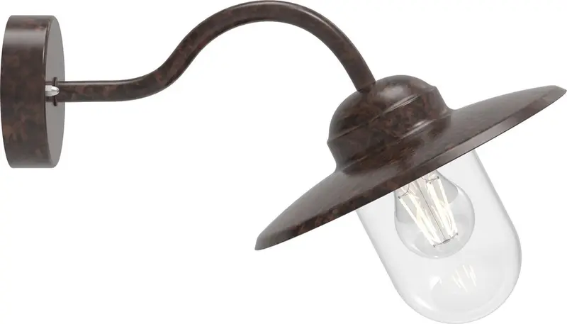 Nordlux luxembourg-wandlamp-e27-roestkleurig
