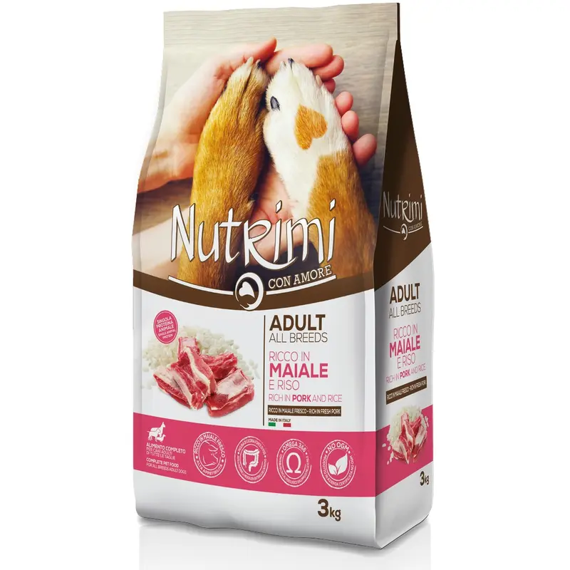 Nutrimi Adult - Croccantini per cani al maiale