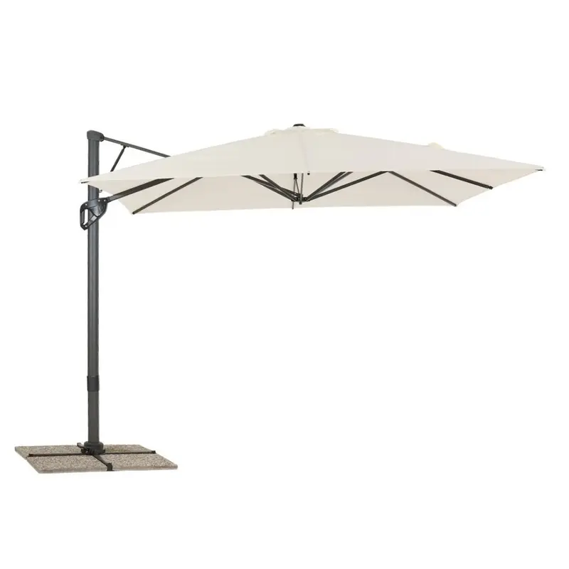 Ombrellone Braccio Laterale Orion 3x3 m Colore Ecrù