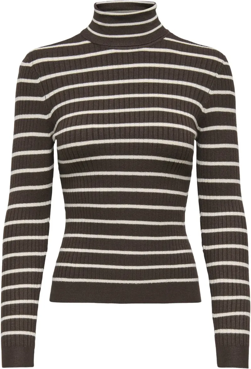 Only - onlkarol l s rollneck pullover knt dames trui