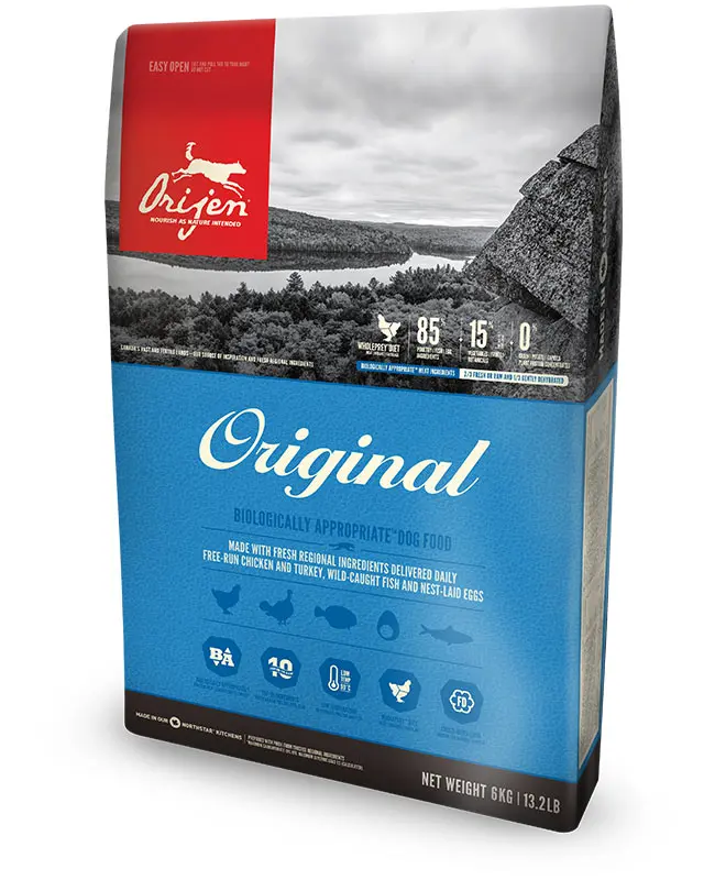 🐕 ORIJEN Original Dog | Pienso natural para perros adultos de todas las razas y tamaños 🐾