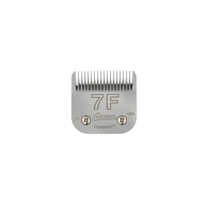 Oster Cuchilla 80 Nº7F – 3,2 mm | Corte Profesional para Mascotas