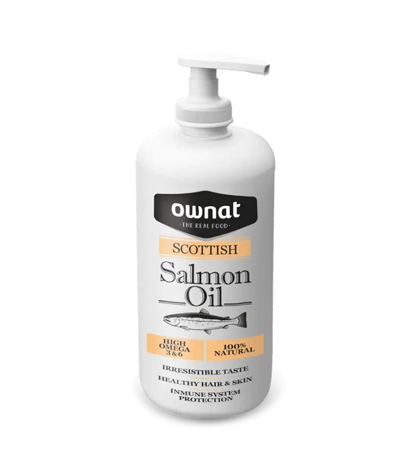 🐟 OWNAT Aceite de Salmón 100% Puro para Perros y Gatos – 250 ml