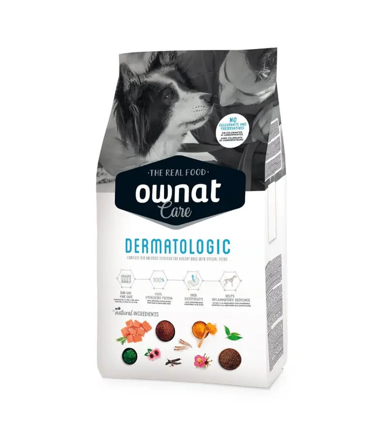 🐾 OWNAT Care Dermatologic – Pienso hipoalergénico para perros con problemas de piel