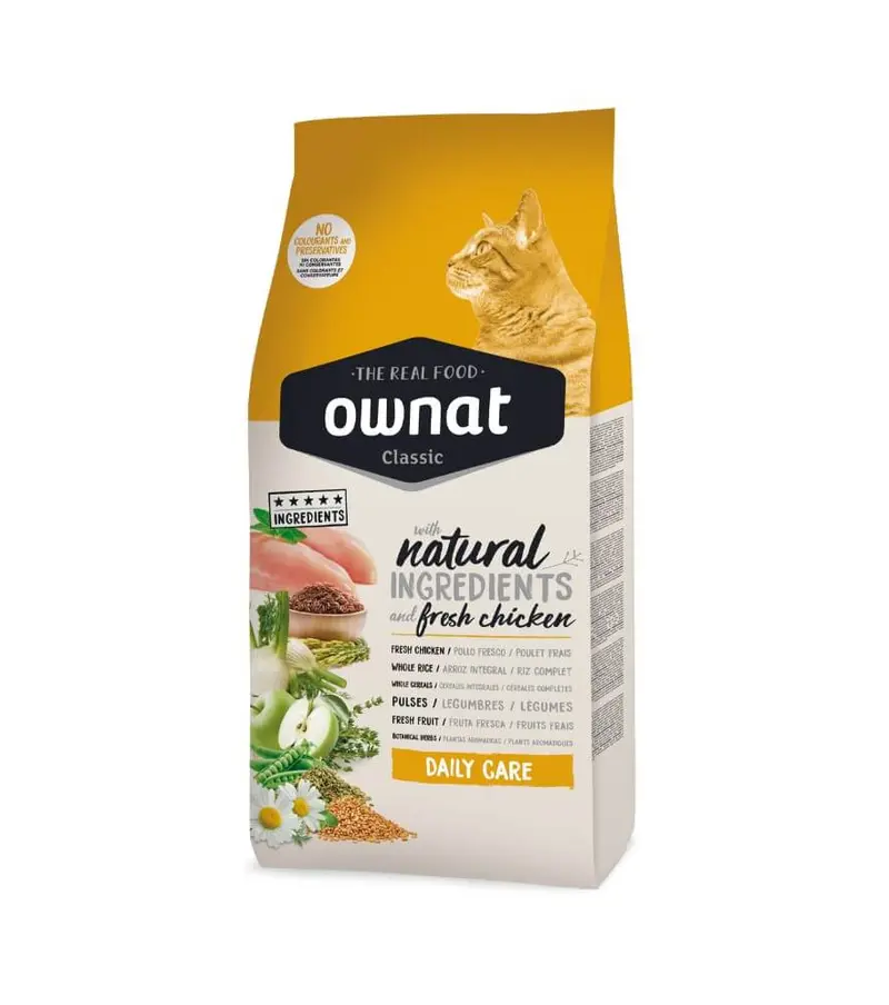 🐱 OWNAT Classic Daily Care Cat – Nutrición diaria equilibrada para gatos adultos