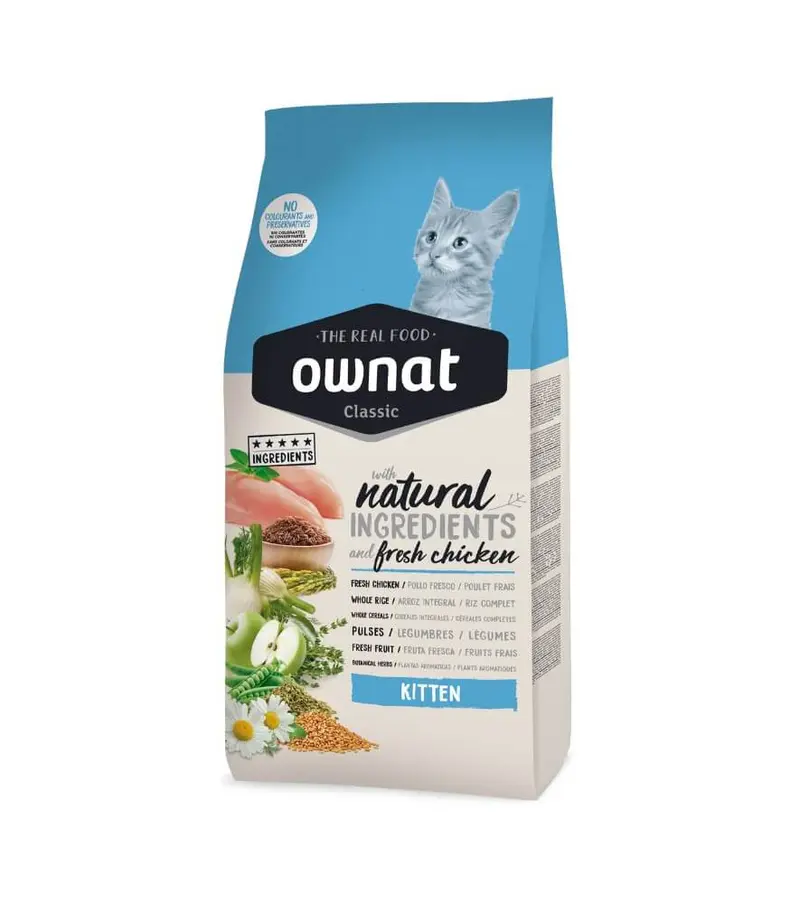 🐱 OWNAT Classic Kitten – Alimentación natural para gatitos en crecimiento