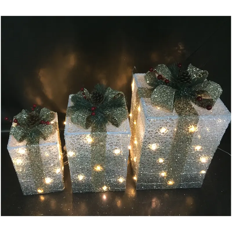 Pacco regalo - Decorazioni natalizie luminose