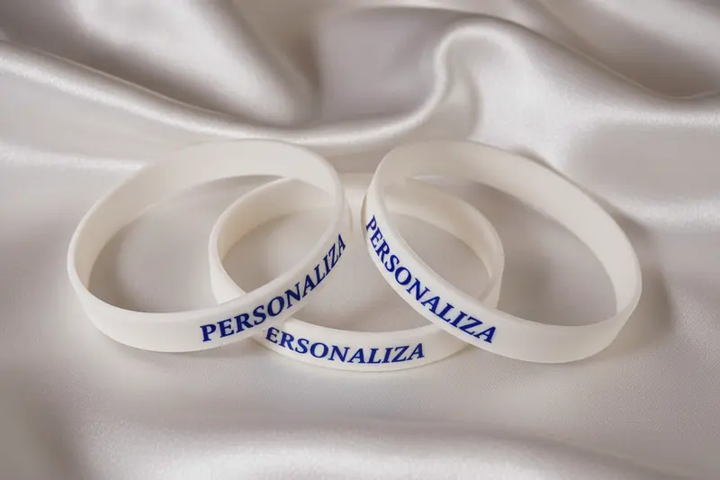 Pack 50 Brazaletes de Silicona Personalizables