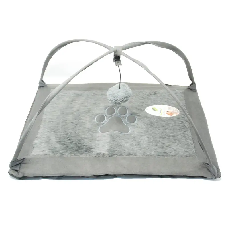 PALESTRA GIOCO ALLENAMENTO PER GATTI 60X40 CM GRIGIO