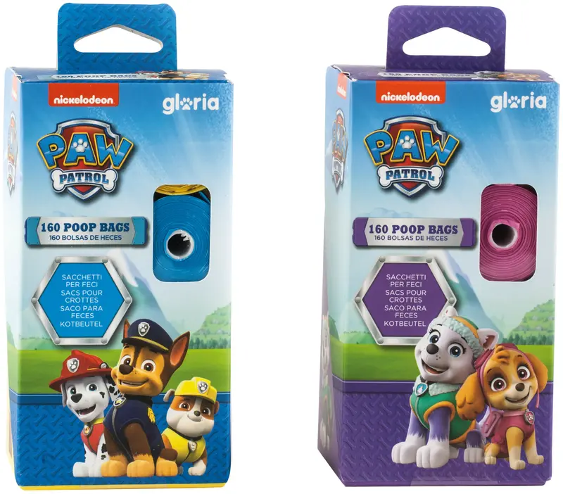 🐶 PAW PATROL Bolsas Biodegradables Perfumadas – 8x20 uds