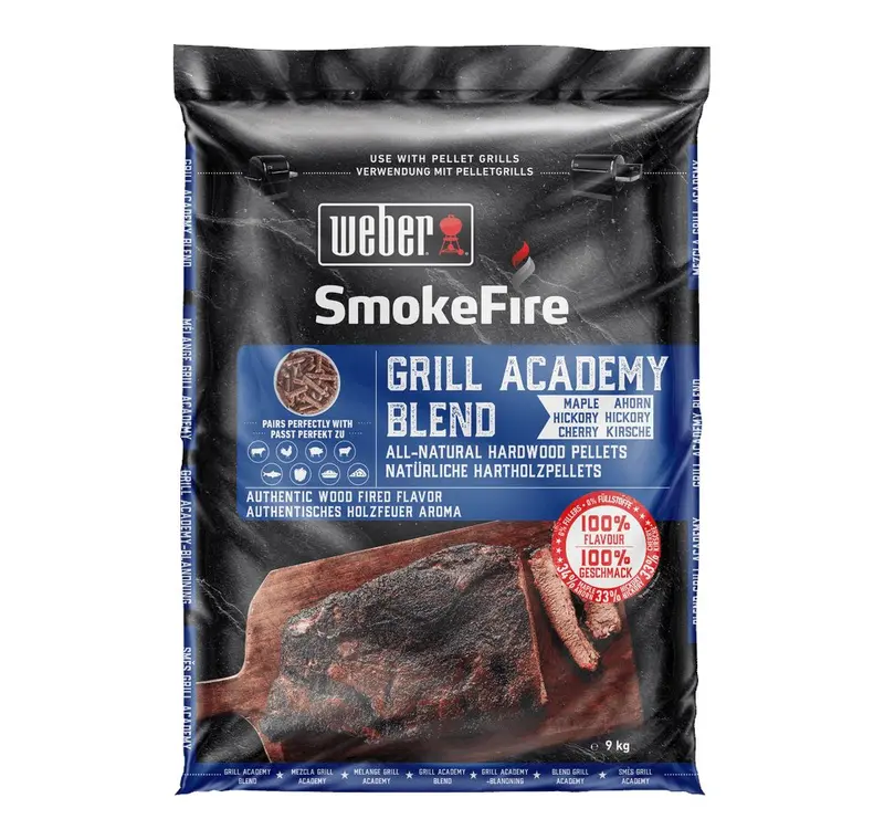 Pellet 100% legno Miscela Accademy - Pellet per barbecue - 190101