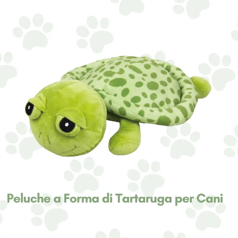 Peluche a Forma di Tartaruga per Cani