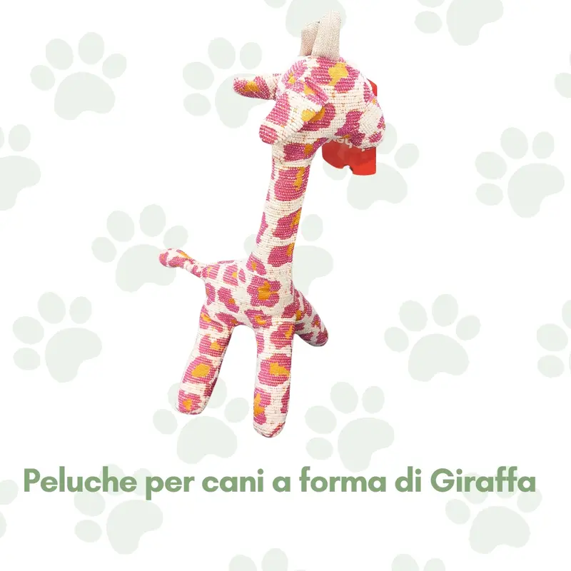 Peluche per cani a forma di Giraffa