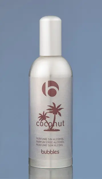 Perfume sin Alcohol para Mascotas BUBBLES Coco 150 ml | Fragancia Natural y Duradera