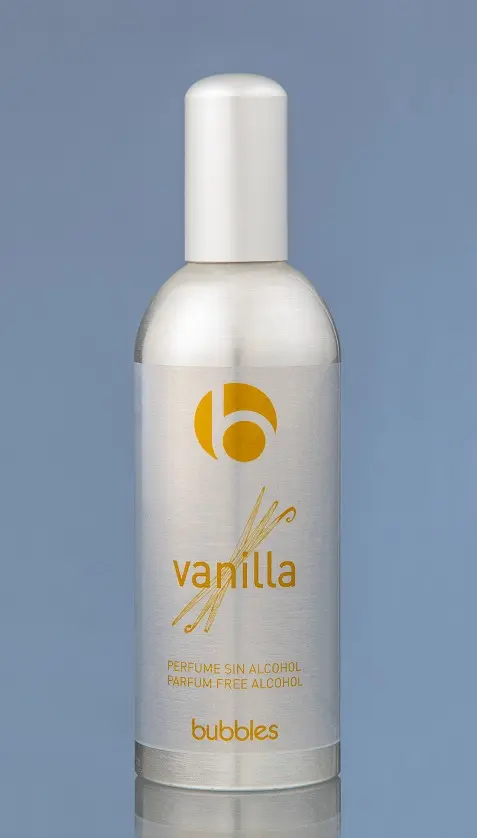 Perfume sin Alcohol para Mascotas BUBBLES Vainilla 150 ml | Fragancia Natural y Duradera