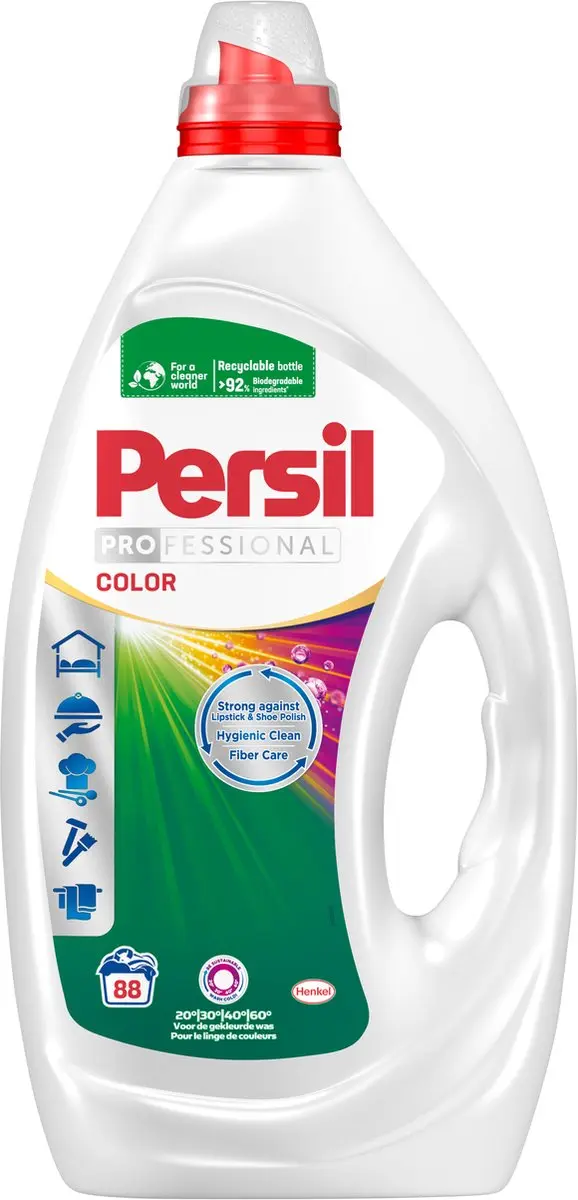 Persil professional color - vloeibaar wasmiddel - gekleurde was - 88 wasbeurten