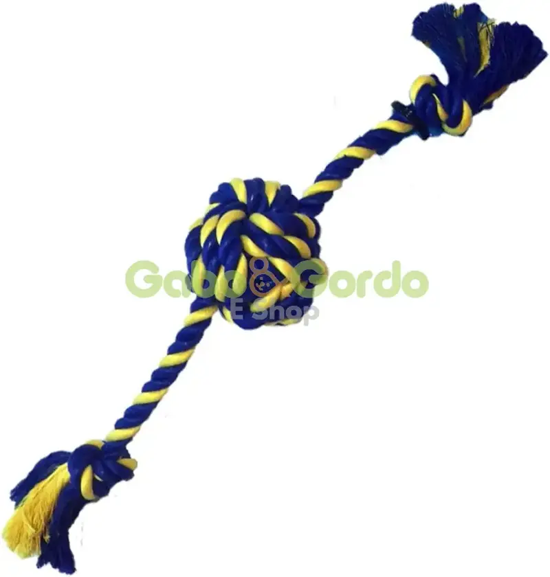 PetSport Bola trenzada de algodón trenzado para masticar