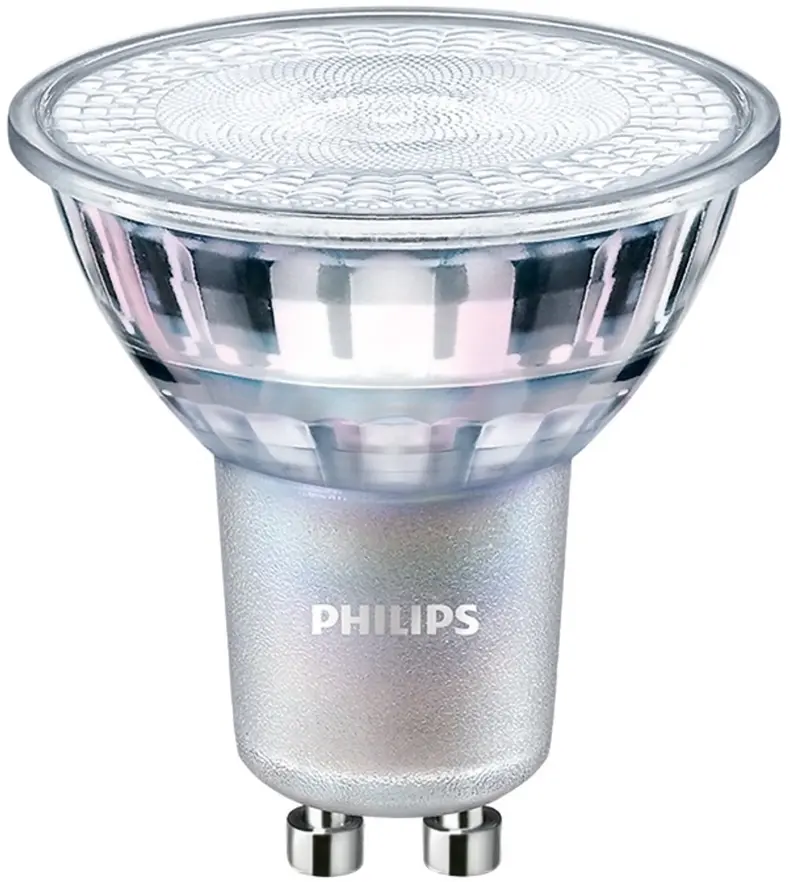 Philips led philips - master value led spot gu10 par16 3.7w 355lm 60d - 927 zeer warm wit | beste kleurweergave - dimbaar - vervangt 50w