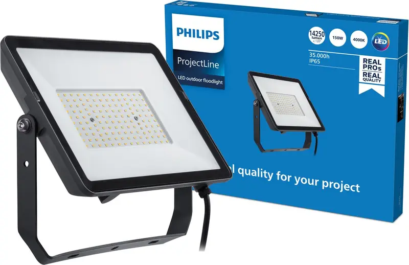 Philips led philips projectline straler 150w koel wit licht - 4000k
