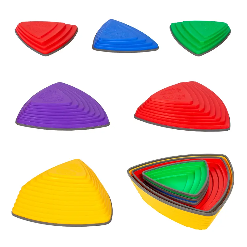 Pierres D'Équilibre Enfants, Couleurs Vives