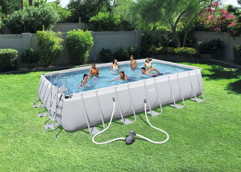 PISCINA POWER STEEL FRAME  RETTANGOLARE 56470