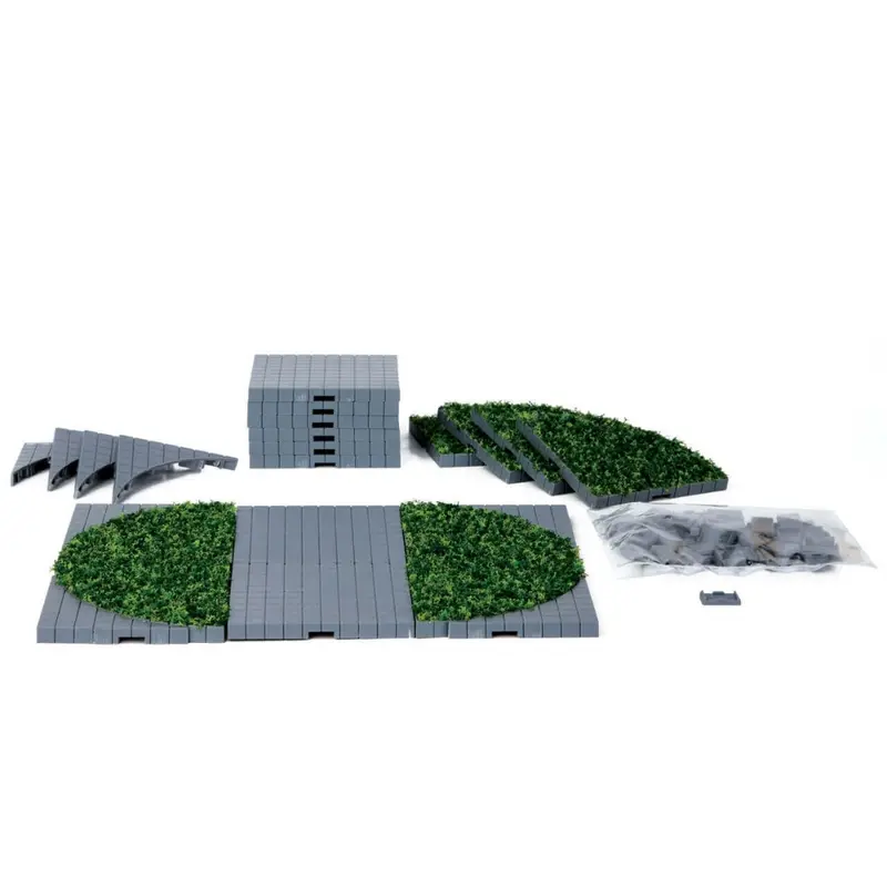Plaza System 24 pz (cod. 64108) - Piazza per villaggio Lemax