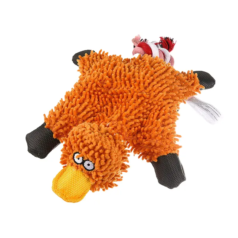 Plush Duck Dog Toy