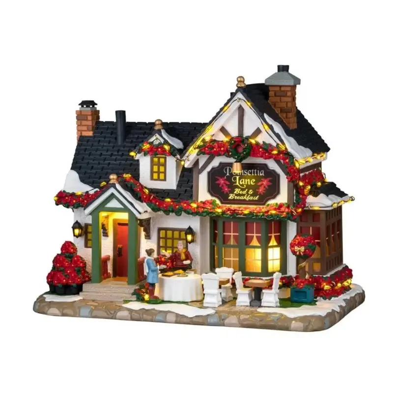 Poinsettia Lane Bed&Breakfast (cod. 65525) - Lemax
