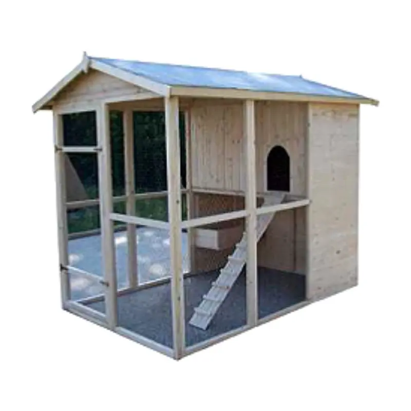 Pollaio XXL h 204 cm - Pollaio prefabbricato per 10 galline