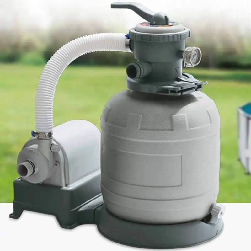 Pompa per piscina fuori terra con filtro a sabbia 10mm