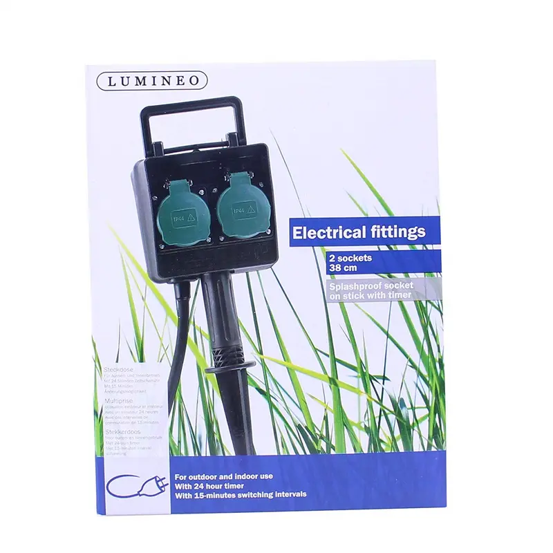 Presa per Esterno Con Timer 2 Watt