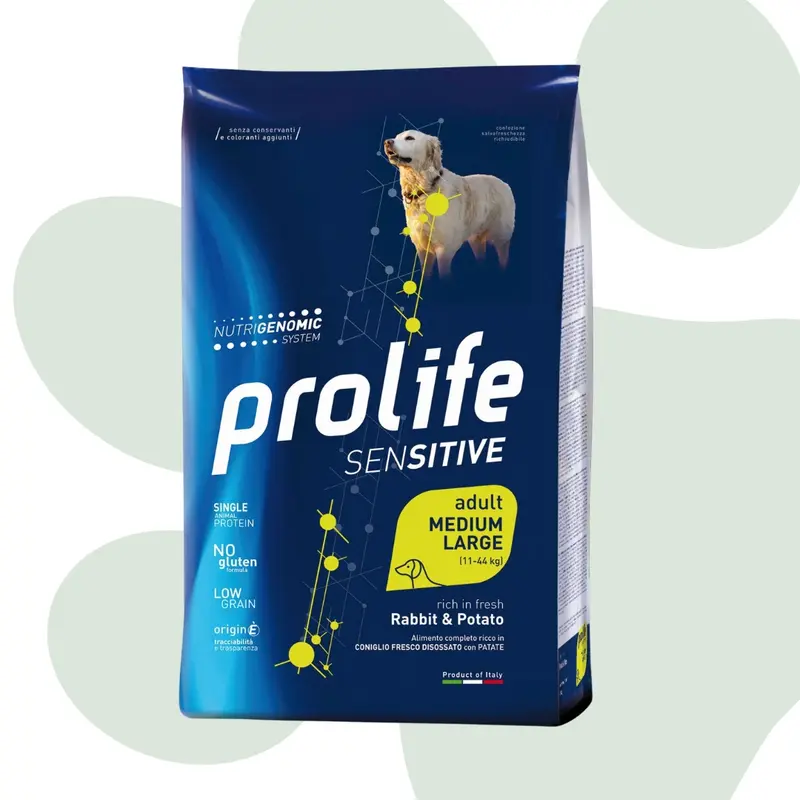 Prolife coniglio e patate 10kg - Cibo per cani