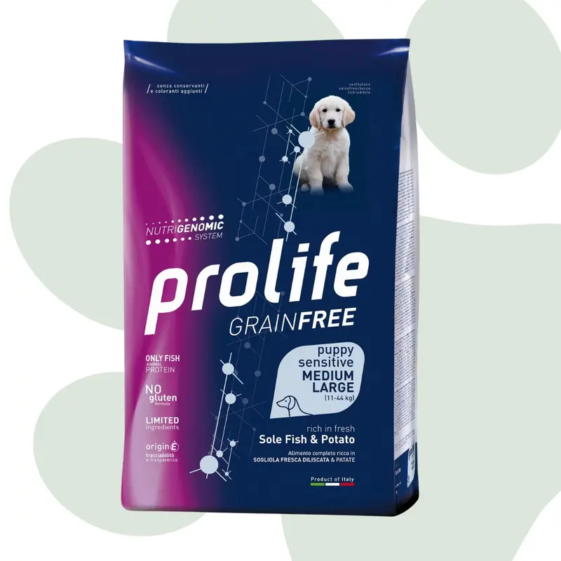Prolife Grainfree Puppy pesce e patate 10kg - Cibo per cani cuccioli
